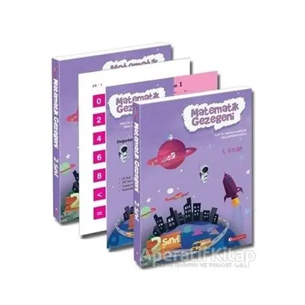 Matematik Gezegeni 2. Sınıf (3 Kitap Takım) - Mehmet Çağlar - ODTÜ Geliştirme Vakfı Yayıncılık