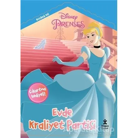 Disney Prenses Boyama Evi Evde Kraliyet Partisi - Kolektif - Doğan Kitap