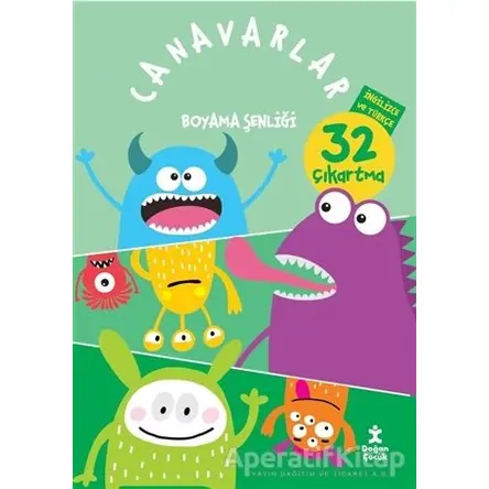 Boyama Şenliği Canavarlar - Kolektif - Doğan Kitap