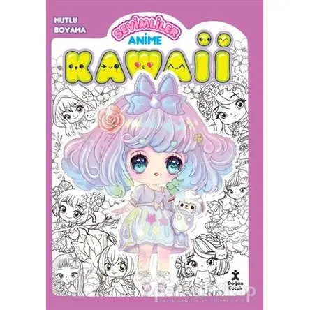 Kawaii Anime Mutlu Boyama 1 Mor - Kolektif - Doğan Çocuk
