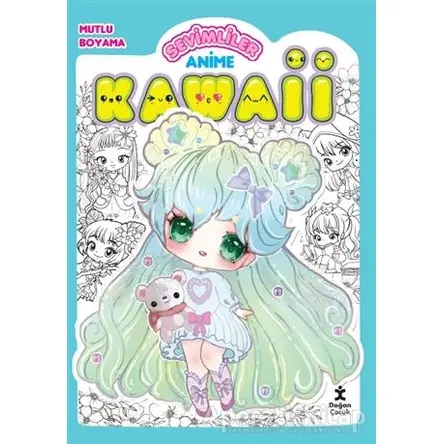 Kawaii Anime Mutlu Boyama 2 Yeşil - Kolektif - Doğan Çocuk