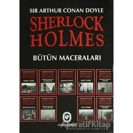 Sherlock Holmes Bütün Maceraları (9 Kitap Takım) - Sir Arthur Conan Doyle - Cem Yayınevi