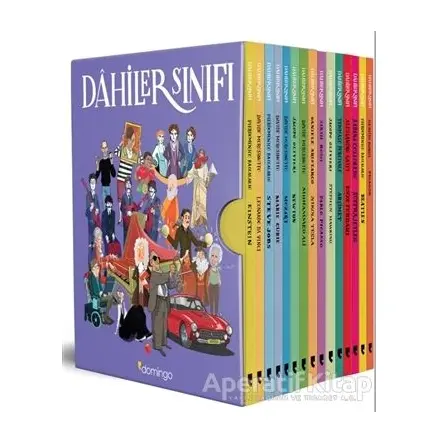 Dahiler Sınıfı Serisi Kutulu Set (15 Kitap) - Pierdomenico Baccalario - Domingo Yayınevi