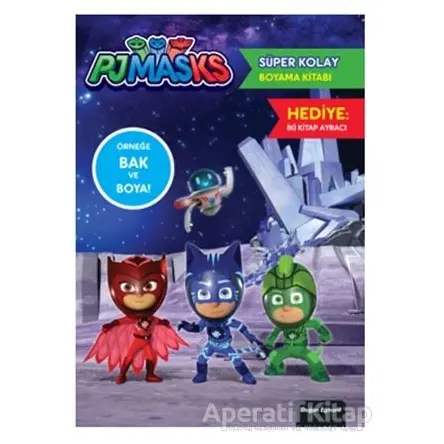 Pjmasks Süper Kolay Boyama Kitabı - Kolektif - Doğan Çocuk