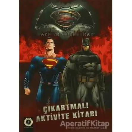Batman Süperman Çıkartmalı Aktivite Kitabı - Kolektif - Artemis Yayınları