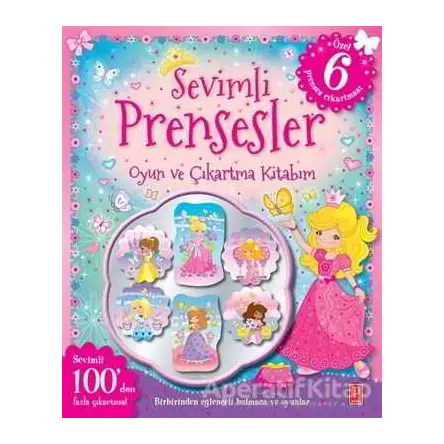 Sevimli Prensesler Oyun ve Çıkartma Kitabım - Kolektif - Pena Yayınları