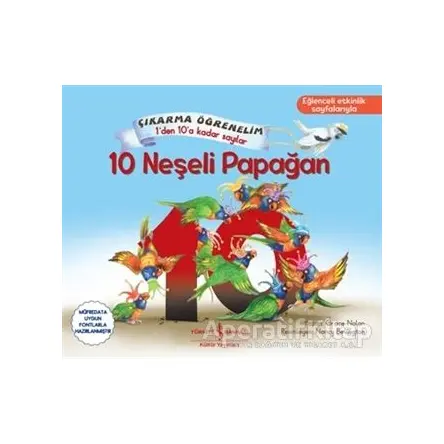 10 Neşeli Papağan – Çıkarma Öğrenelim 1den 10a Kadar Sayılar
