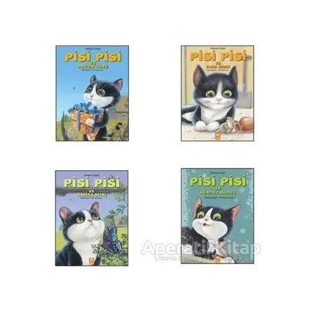 Pisi Pisi 4 Kitap Set - Helena Kraljic - Eksik Parça Yayınları