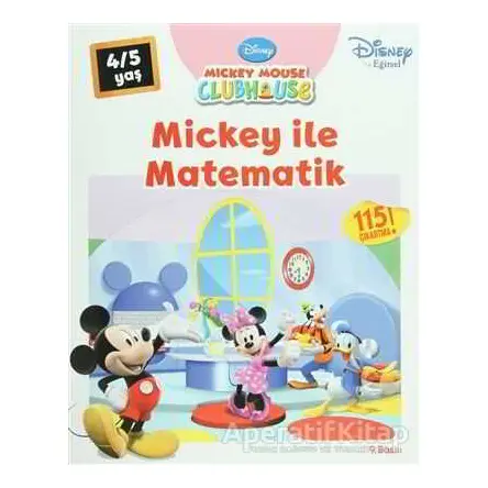 Mickey Mouse Clubhouse - Mickey ile Matematik (4/5 Yaş) - Kolektif - Doğan Egmont Yayıncılık