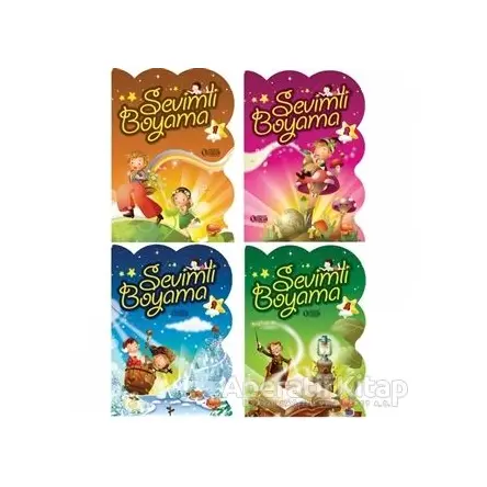 Sevimli Boyama (4 Kitap Takım) - Kolektif - Karatay Çocuk