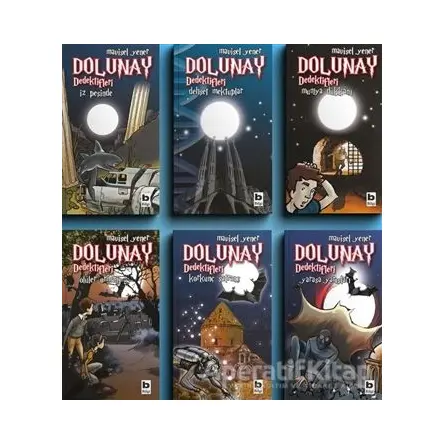 Dolunay Dedektifleri Seti (6 Kitap Takım) - Mavisel Yener - Bilgi Yayınevi
