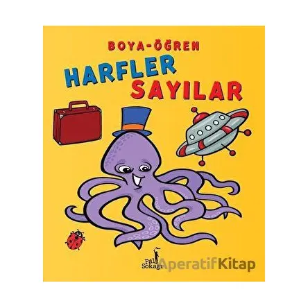 Boya - Öğren Harfler Sayılar - Kolektif - Pal Sokağı Yayınları