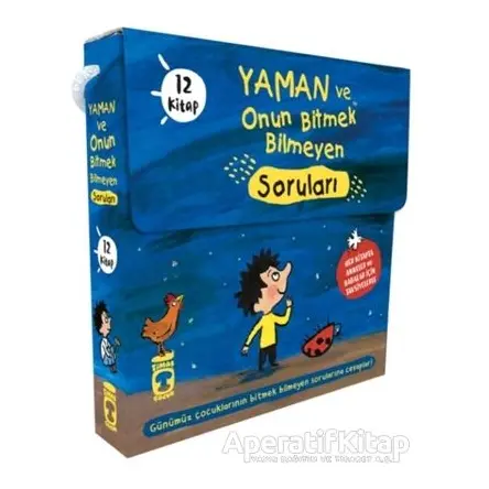 Yaman ve Onun Bitmek Bilmeyen Soruları Set (12 Kitap) - Gwenaelle Boulet - Timaş Çocuk