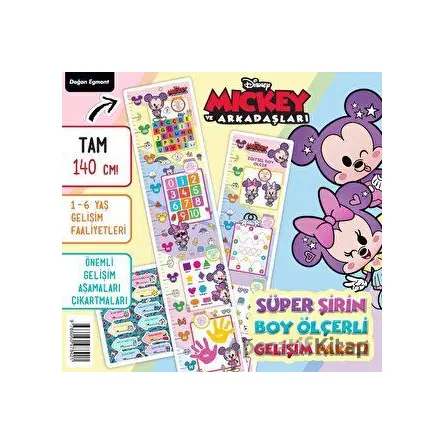 Disney Mickey Ve Arkadaşları Süper Şirin Boy Ölçerli Gelişim Paketi