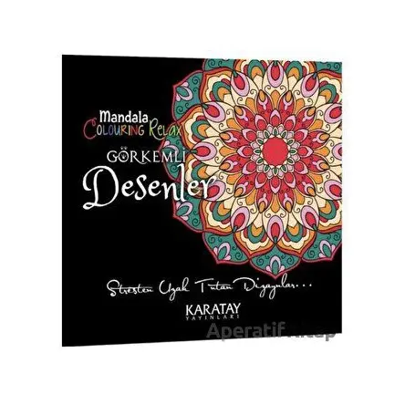 Görkemli Desenler - Mandala - Kolektif - Karatay Yayınları
