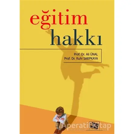 Eğitim Hakkı - Ruhi Sarpkaya - Anı Yayıncılık