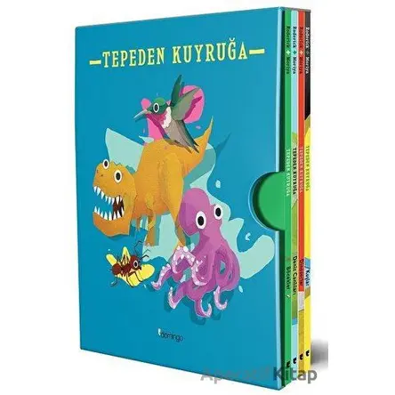 Tepeden Kuyruğa Kutulu Set (4 Kitap) - Stacey Roderick - Domingo Yayınevi
