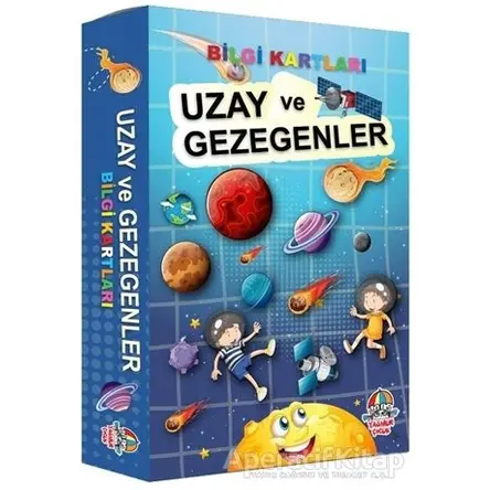 Uzay ve Gezegenler - Bilgi Kartları - Kolektif - Yağmur Çocuk