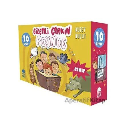 Gizemli Çarkın Peşinde 3. Sınıf Seti (10 Kitap) - Kuzey Bulut - Mavi Kirpi Yayınları