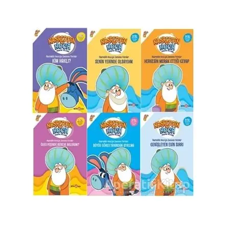 Nasreddin Hocayla Zamansız Fıkralar Serisi (6 Kitap Takım) - Fatma Hazan Türkkol - Beta Kids