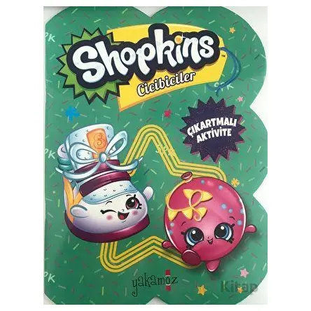 Shopkins Cicibiciler Çıkartmalı Aktivite - Yeşil Kitap - Kolektif - Yakamoz Yayınevi