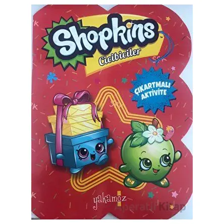 Shopkins Cicibiciler Çıkartmalı Aktivite - Kırmızı Kitap - Kolektif - Yakamoz Yayınevi