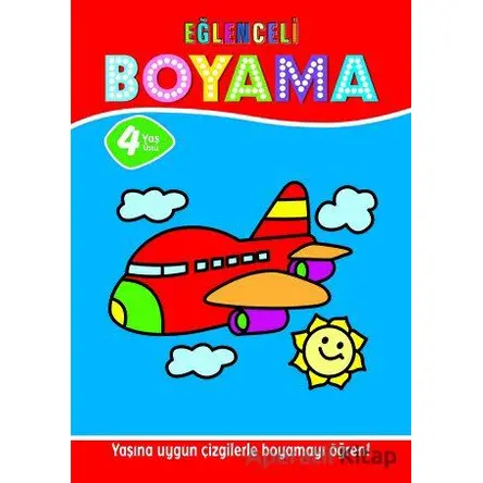 Eğlenceli Boyama 2 - 4 Yaş Üstü 4lü Pastel Boya Hediyeli - Muhammet Cüneyt Özcan - Parıltı Yayınları