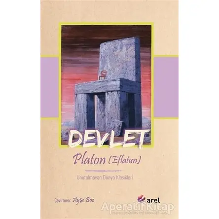 Devlet - Platon (Eflatun) - Arel Kitap