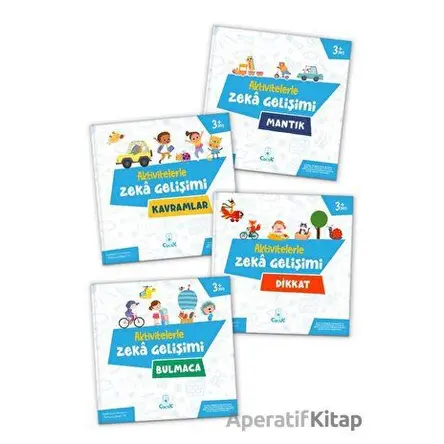 Aktivitelerle Zeka Gelişimi Serisi (4 Kitap) - Kolektif - Floki Çocuk