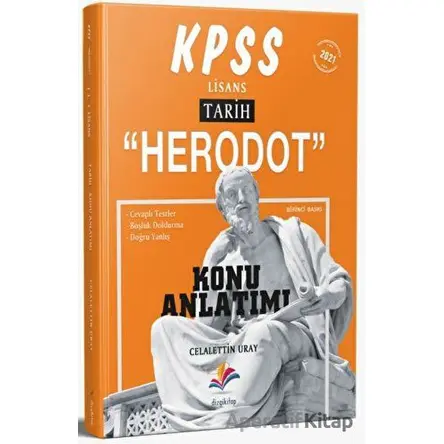 2024 Herodot KPSS Lisans Tarih Konu Anlatımı - Celalettin Uray - Dizgi Kitap