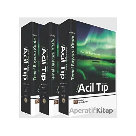 Cander Acil Tıp Temel Başvuru Kitabı - Başar Cander - İstanbul Tıp Kitabevi