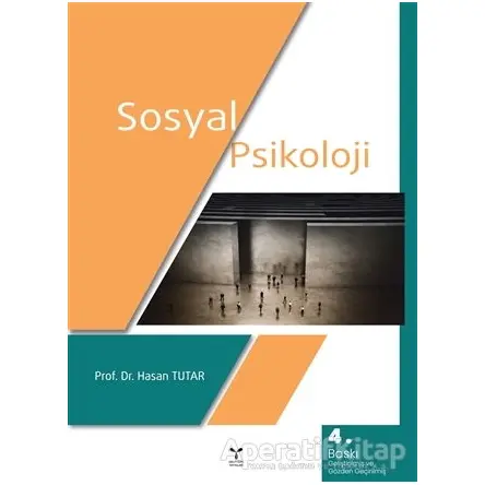 Sosyal Psikoloji - Hasan Tutar - Umuttepe Yayınları