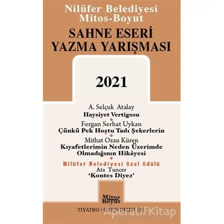 Sahne Eseri Yazma Yarışması 2021 - Ata Tuncer - Mitos Boyut Yayınları