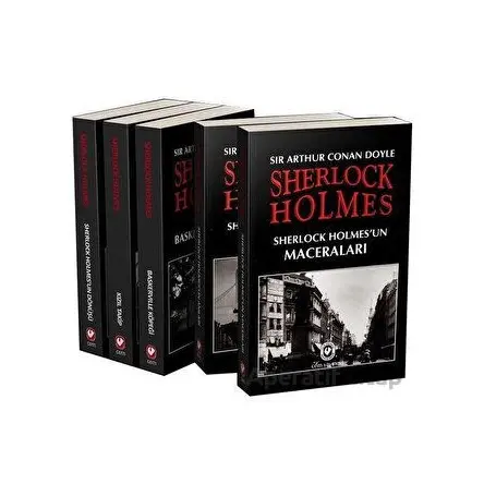 Sherlock Holmes Seti 5 Kitap - Sir Arthur Conan Doyle - Cem Yayınevi
