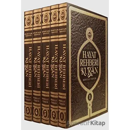 Hayat Rehberi Kur’an Konulu Tefsir 5 Cilt (Orta Boy) - Kolektif - Diyanet İşleri Başkanlığı