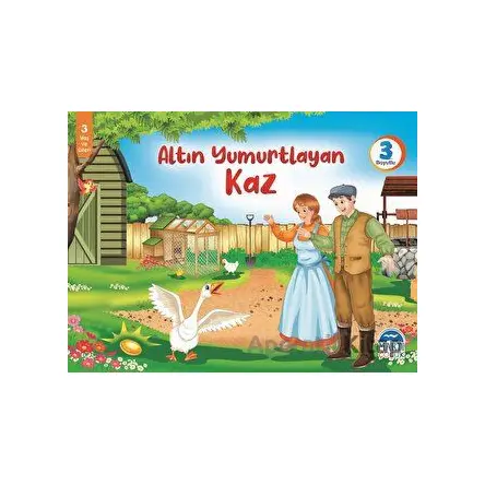 Altın Yumurtlayan Kaz - 3 Boyutlu Kitap - Mehmet Orhan - Martı Çocuk Yayınları