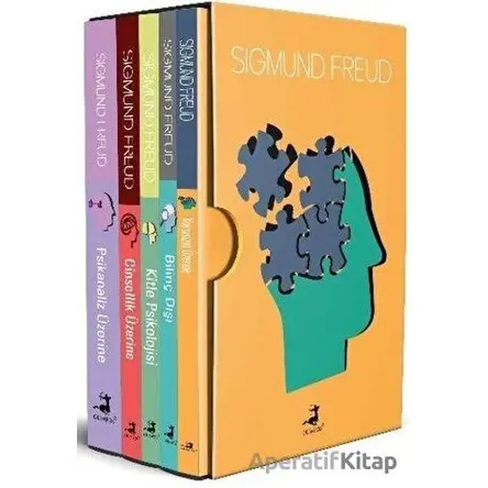 Sigmund Freud Seti - 5 Kitap Takım - Sigmund Freud - Olimpos Yayınları
