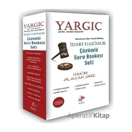 2024 Yargıç İdari Hakimlik Çözümlü Soru Bankası Seti - Sertkan Erdurmaz - Dizgi Kitap