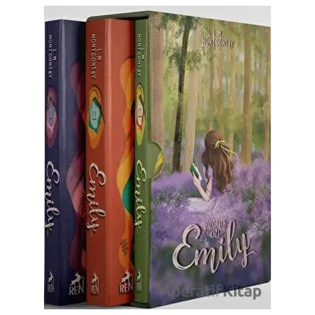 Rüzgarın Kızı Emily Kutulu Set (3 Kitap Takım) - L. M. Montgomery - Ren Kitap