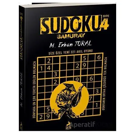 Samuray Sudoku 4 - Mustafa Erhan Tural - Ren Kitap