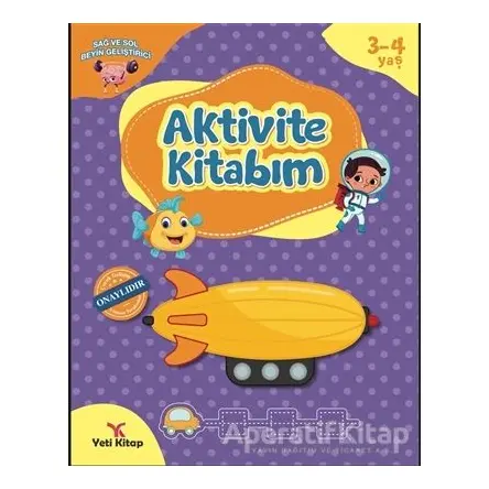 3-4 Yaş Aktivite Kitabım - Feyyaz Ulaş - Yeti Kitap