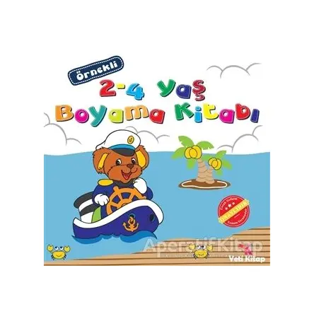 2 - 4 Yaş Boyama Kitabı - Feyyaz Ulaş - Yeti Kitap