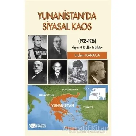 Yunanistan’da Siyasal Kaos - Erdem Karaca - Berikan Yayınları