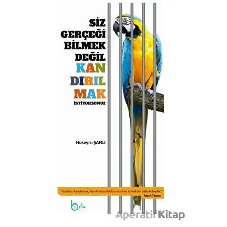 Siz Gerçeği Bilmek Değil Kandırılmak İstiyorsunuz - Hüseyin Şanlı - Beka Yayınları