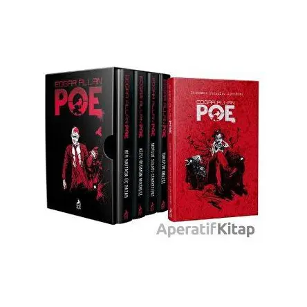 Edgar Allan Poe Seti (4 Kitap Takım) - Edgar Allan Poe - Ren Kitap