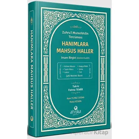 Hanımlara Mahsus Haller - Rabia Kesgin - Ahıska Yayınevi