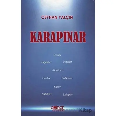 Karapınar - Ceyhan Yalçın - Gülnar Yayınları