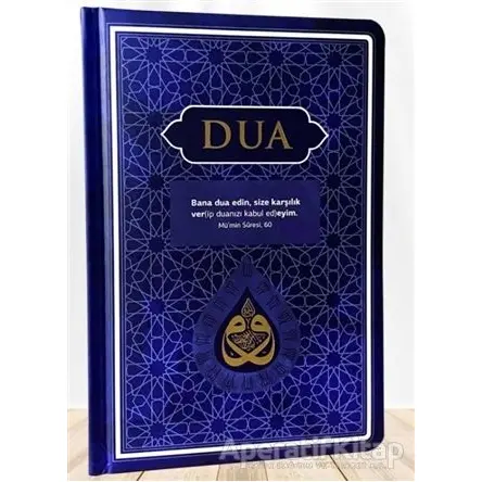 Dua (Evrad-ı Şerife) - Rahle Boy - Arapça+Türkçe - Lacivert - Kolektif - Server Yayınları