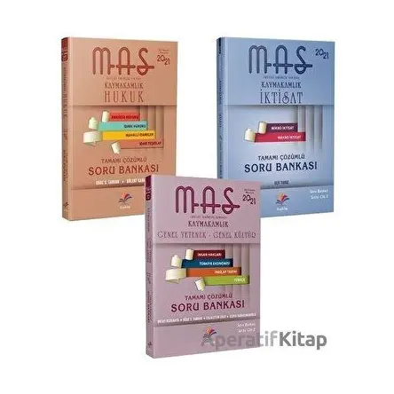 MAS Çözümlü Soru Bankası 3 Kitap Set - Kolektif - Dizgi Kitap