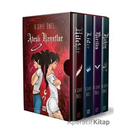 Ateşli Kanatlar Serisi (Kutulu 4 Kitap Takım) - R. Gaye Önel - Dokuz Yayınları